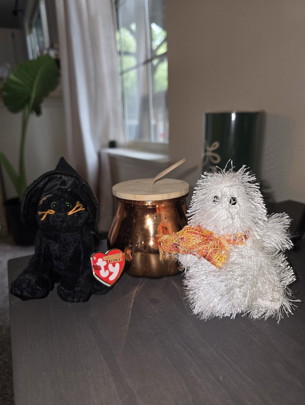 Ty Plush Ghosters and Merlin Pair - Decorative Plush Set (90s)